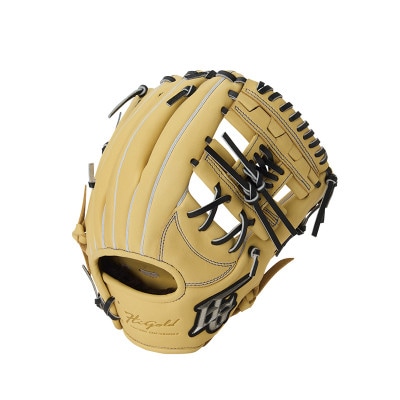 ハイゴールド少年軟式用グラブ/M-L/キャメル/右投げ/ROOKIES/RKG-12ML