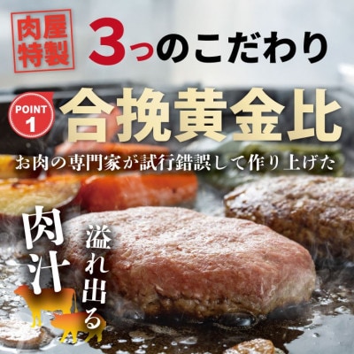 肉屋特製 佐賀牛入ハンバーグ 20個入り (1個120g) (小城市)