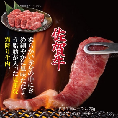 佐賀県産ブランド畜産肉(佐賀牛・肥前さくらポーク・有明骨太鶏)焼肉セット(計600g)(小城市)