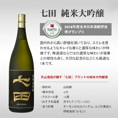 【のし付き】七田 純米大吟醸 1,800ml