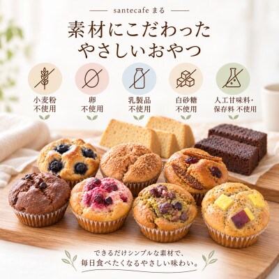 小麦不使用・ヴィーガン　米粉で作ったお菓子セット(NEW07)