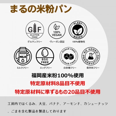 グルテンフリーヴィーガン 米粉まるパン 10個セット