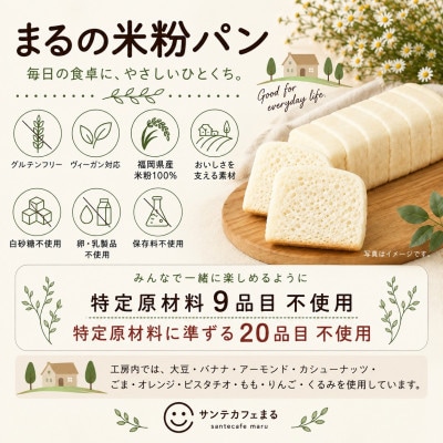 グルテンフリーヴィーガン 米粉まるパン 10個セット