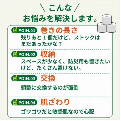 12R2倍巻ホワイトダブル 2パック入り(小城市)