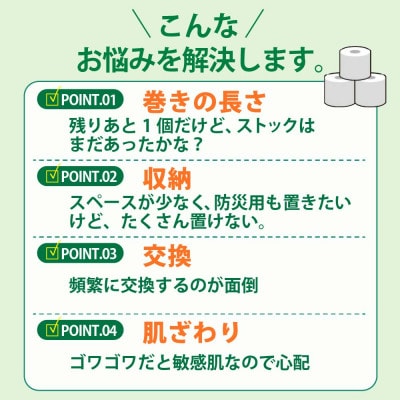 備蓄にも使いやすい日用品 トイレットペーパー シングル 100m ホワイト 24ロール(小城市)