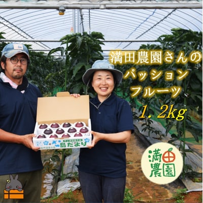 【今が旬!】満田農園さんのパッションフルーツ(約1.2kg)