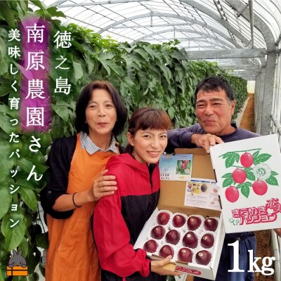 【今が旬!】～情熱の島からお届け～南原農園さんのパッションフルーツ(約1kg)