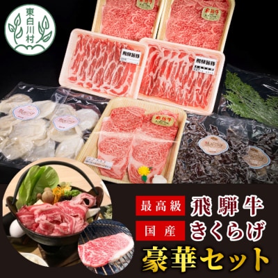 高級飛騨牛のサーロインと国産きくらげ豪華セット