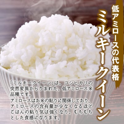 東白川村産 ミルキークイーン 白米 2合×3袋 900g
