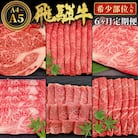 飛騨牛 希少部位 定期便 全6回 計1.86kg 2人前相当 すき焼き 焼肉 牛 肉のひぐち