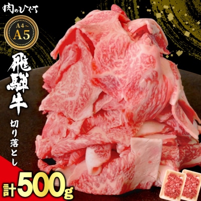 飛騨牛 切り落とし 500g(250g×2P) A5 A4 黒毛和牛 訳あり 肉のひぐち