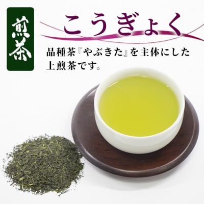 栽培期間中 農薬不使用! 煎茶 こうぎょく 100g 常磐園 日本茶 緑茶 煎茶