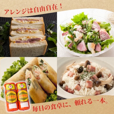 明方ハム 3本 国産 豚肉 プレスハム ギフト JAめぐみの
