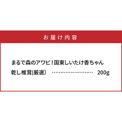 まるで森のアワビ!国東しいたけ香りちゃん(厳選200g)_29253A