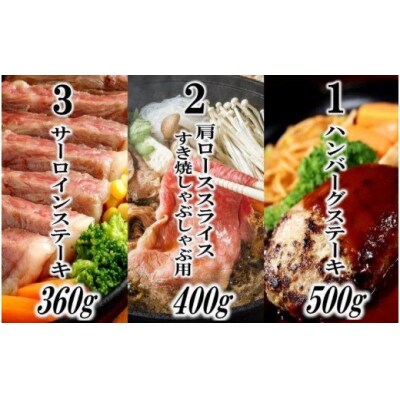 大人2名にぴったり!芳醇な脂の豊後牛定期便/計3回発送_1225R