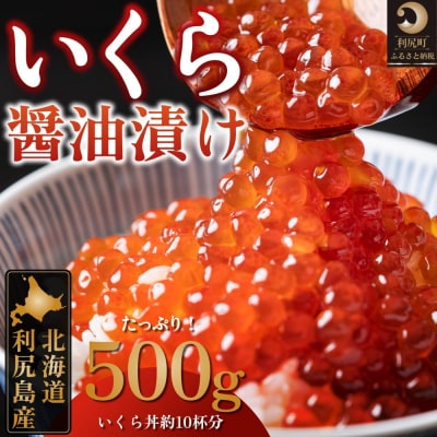 利尻島産　いくら醤油漬け 500g[No.58880796]