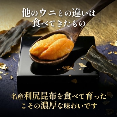 【2026年発送受付】利尻島産「浜直」塩水生うに200g (100g×2) 天然キタムラサキウニ