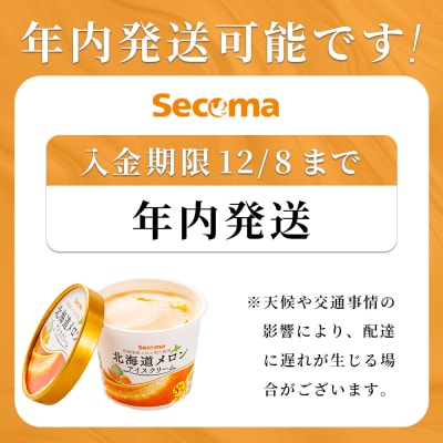【Secoma】北海道アイスクリーム(バニラ・チョコレート各6個セット)【01104】