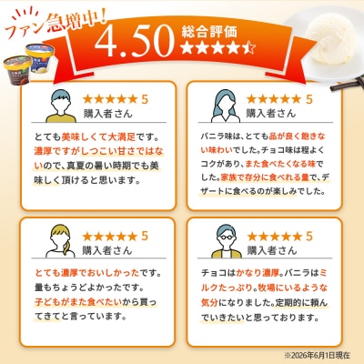 【Secoma】北海道アイスクリーム(バニラ・チョコレート各6個セット)【01104】