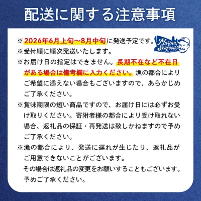 《2026年先行受付》北海道産 塩水ウニ 100g 【6月上旬～8月中旬発送予定】【0211702】
