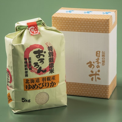 【2025年産】 【定期便:3回】 北海道羽幌産 特別栽培米 ゆめぴりか5kg【0812502】