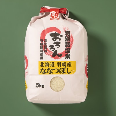 【2025年産】 北海道羽幌産 特別栽培米 ななつぼし10kg (5kg×2袋)【0812402】