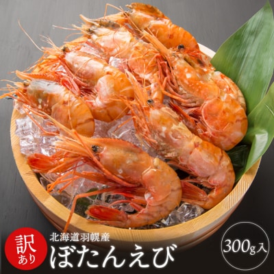 【訳あり】北海道羽幌産　ぼたんえび　300g入【06118】