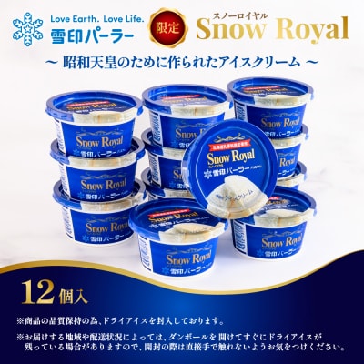 雪印パーラー スノーロイヤル 12個セット【2310102】