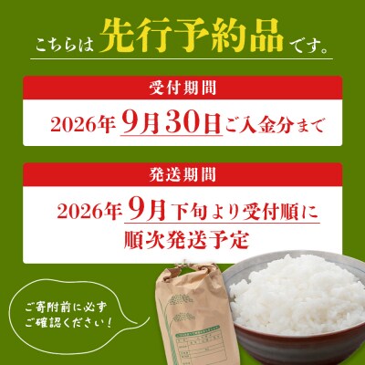 【新米予約】 2026年産 ゆめぴりか 20kg(5kg×4袋)【2010301】
