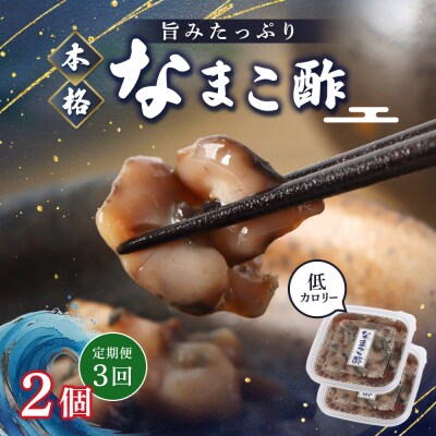 【定期便:全3回】【マリナシーフーズ】なまこ酢×2個 120g【02178】