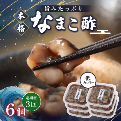 【定期便:全3回】【マリナシーフーズ】なまこ酢×6個 計360g【02184】