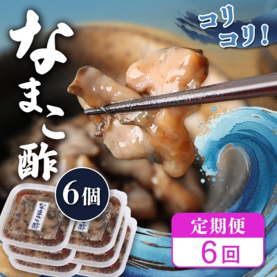 【定期便:全6回】【マリナシーフーズ】なまこ酢×6個 計360g【02185】