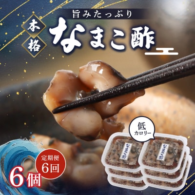 【定期便:全6回】【マリナシーフーズ】なまこ酢×6個 計360g【02185】