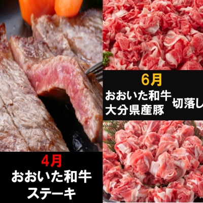 偶数月にお届け!大分県特選!食べつくしセット定期便/計6回発送_2137R