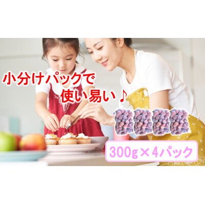 鮮度そのまま! 冷凍完熟いちご / ベリーツ&紅ほっぺ 1.2kg (300g×4P)_2418R