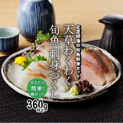 天草わくわく旬魚刺身づくし(さく)3～4人前_S059-013A