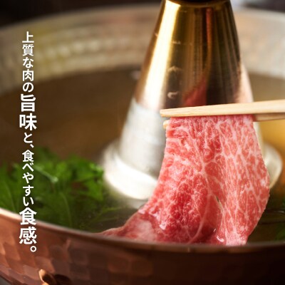 天草黒牛 しゃぶしゃぶ用 もも肉 約500g A4等級以上～_S074-014