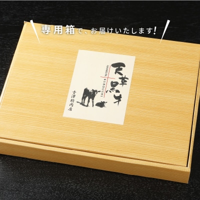 天草黒牛 しゃぶしゃぶ用 もも肉 約500g A4等級以上～_S074-014