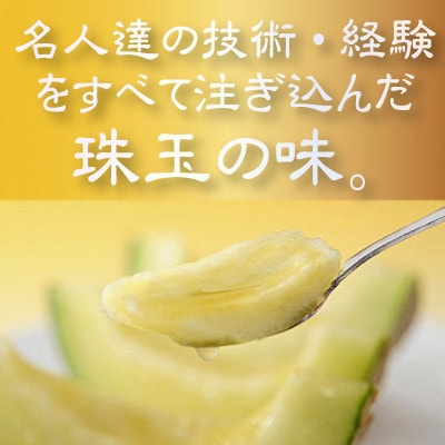 【通年出荷】クラウンメロン『極』1玉　【桐箱入り】【森町SF】