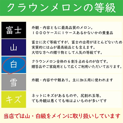 【発送月固定定期便】<奇数月>クラウンメロン白等級小玉(1.1kg前後)1玉入り 全6回【森町SF】