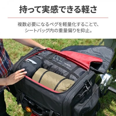 アルミ鍛造ペグ 200mm 2本セット 軽量 強靭 デイトナ【森町SF】