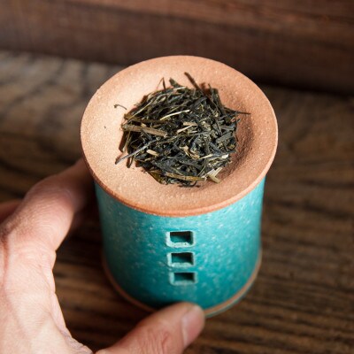 トロッピカル窯の癒しの茶香炉(ブルー)