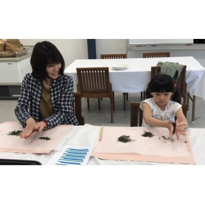 【体験:6月末まで】【お子様用】茶摘み+製茶体験1名(小人)