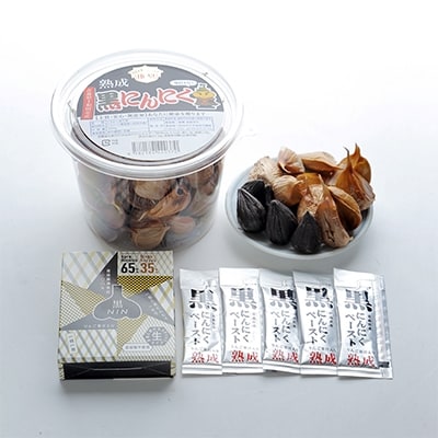 青森県黒にんにく協会推奨品「青森県産熟成黒にんにく/健康応援セット」