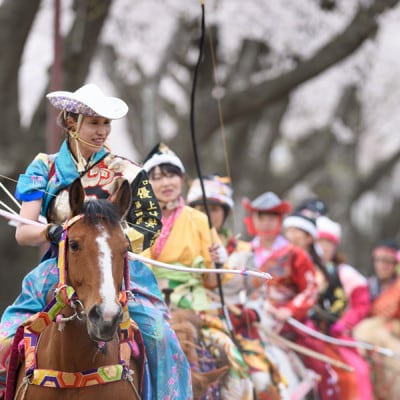 【4/18(土)・十和田市中央公園】「第23回桜流鏑馬」観覧チケット1枚1名様