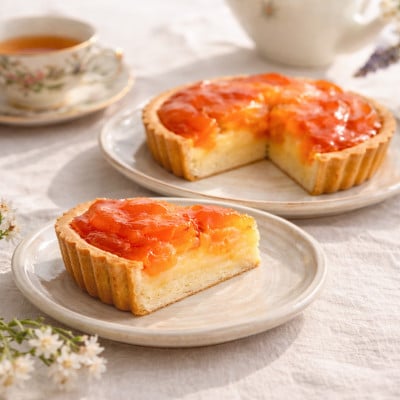 青森県十和田市産　百年紅玉林檎タルト　ホール4号