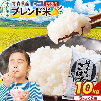 【訳あり】青森県産ブレンド米　5kg×2袋(合計10kg)青森県産　精米