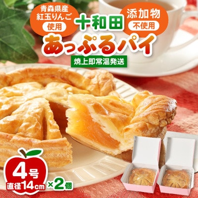 青森県産紅玉林檎のアップルパイ「十和田あっぷるパイ(2個入り)」
