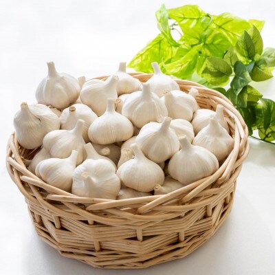 【さとふる限定】青森にんにく 農家直送 Lサイズ(1kg) 高級品種白玉王