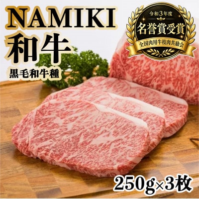 NAMIKI和牛ステーキカット 計750g 青森県十和田市産